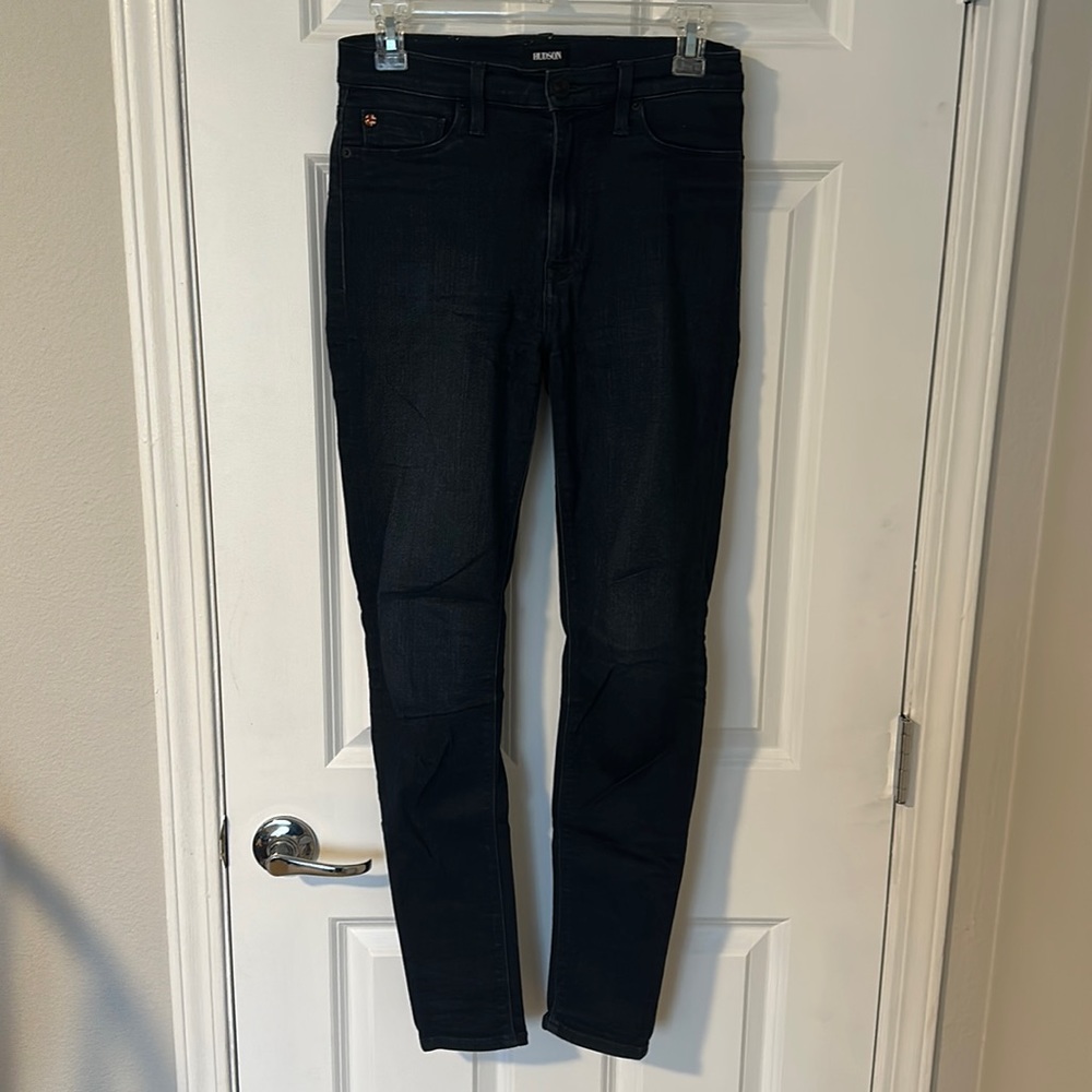 Dark denim Hudson skinny jeans. Size 27.